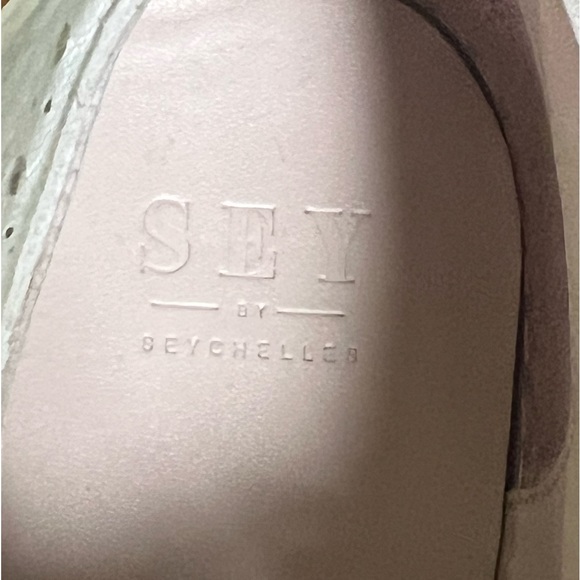 SEY by Seychelles White Leather Oxford Shoes Size 9 - Picture 8 of 9